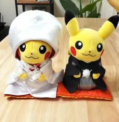 【未開封】 PreciousWedding　ペアピカチュウ　ぬいぐるみ　結婚式 ウェディングドレス姿のピカチュウ登場。K18やPt950のエンゲージ