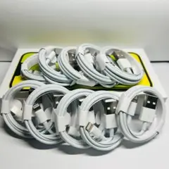 10本 1m 新品 純正品質IPhone充電器ライトニングケーブル A3