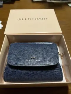 ジルスチュアート 二つ折り財布 ネイビー