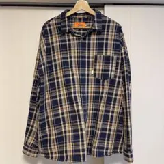 KEBOZ〈オーバーサイズオープンカラーネルシャツ レーヨン M チェック〉 KEBOZ〈オーバーサイズオープンカラーネルシャツ レーヨン M