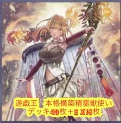 遊戯王　本格構築精霊獣使いデッキ40枚＋E X15枚