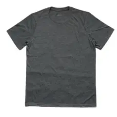 100%メリノウール メンズ 黒の半袖Tシャツ 速乾・抗菌・アウトドア
