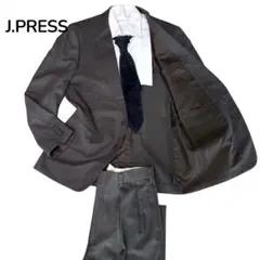 美品⭐︎J.PRESS セットアップ　チャコールブラウン　A6
