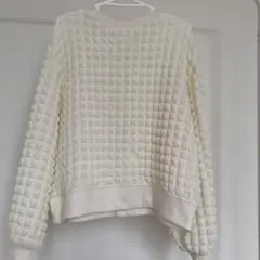 NAVY アイボリー 2Way カーディガン