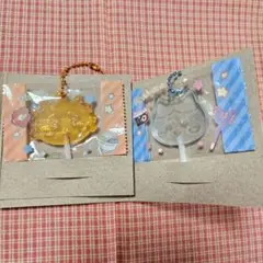シーサー　ハチワレ　キャンディチャーム