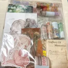 コラージュ おすそ分け シール 紙物 マスキングテープ