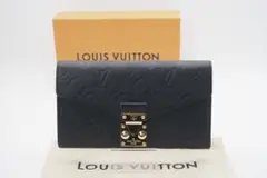 LOUIS VUITTON 二つ折り長財布 ポルトフォイユ メティス ノワール