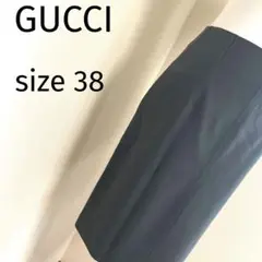 【美品】GUCCIタイトスカート ラナウール×カシミヤ