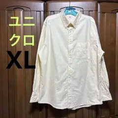 ユニクロ　オックスフォードシャツ（長袖）　XL ボタンダウン