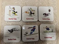 Footrot Flats コースター 6枚セット　レア　レトロ　アンティーク