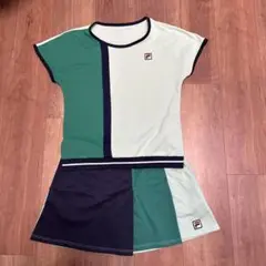 FILA カラーブロック　グリーン系