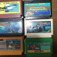 任天堂 ファミリーコンピューターソフト6本