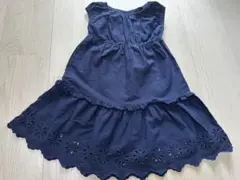 après les cours ネイビー ワンピース 90
