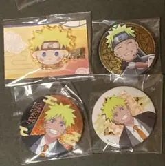 NARUTO 缶バッジ　クリップセット　うずまきナルト