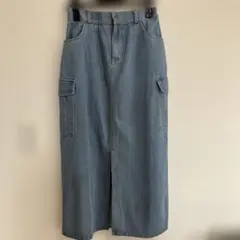Myu デニムスカート サイドポケット付き