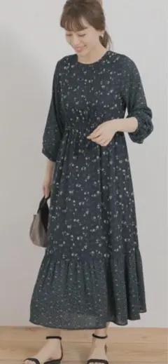 サニーレーベル☆フラワーワンピース 新品タグ付き