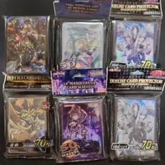 遊戯王　カード　スリーブ　6種まとめ売り