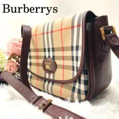 希少✨Burberrys ショルダーバッグ シャドーホース ノバチェック ロゴ