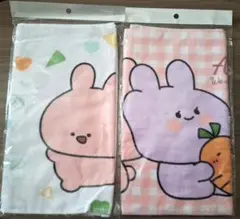 タイムセール　新品・未使用・未開封　あさみみちゃん フェイスタオル 2枚セット