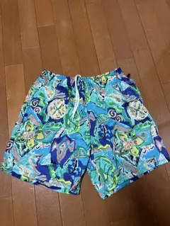 総柄ハーフパンツ　膝上丈　メンズ