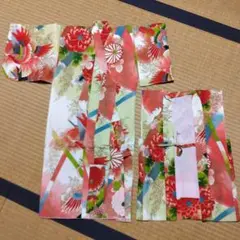 女の子用宮参り 一つ身着物、羽織セット