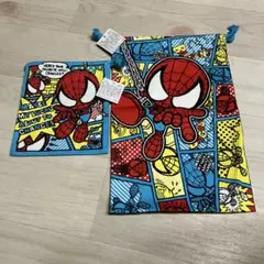 スパイダーマン 巾着・体操着袋 セット