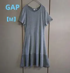 【GAP】ロング　ワンピース　レディース　グレー　Ｍサイズ