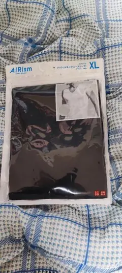 UNIQLO　AIRism XL ブラック Tシャツ新品