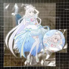 【匿名配送】 プリキュア　ニャミー　アクリルスタンド　缶バッジ　わんだふる袋