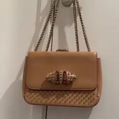 Christian Louboutin ベージュ パーティーバッグ Paloma medium ベージュ カーフレザー - Bags - Women
