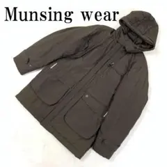 LA8251マンシングウェア 中綿ジャケット 茶 ナイロン100％ M