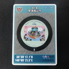 美品 マンホールカード 001 栃木県 那須烏山市 B001 烏山 栃木 鳥山