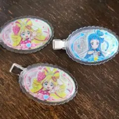 キミとアイドルプリキュア♪暗闇で光る！ぷちシャカくりっぷ 2種類　3つセット