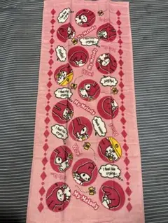 サンリオ　マイメロ　フェイスタオル　34×80