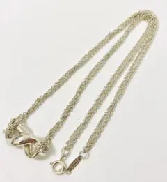 Tiffany ティファニー SV925 インフィニティダブルチェーンネックレス