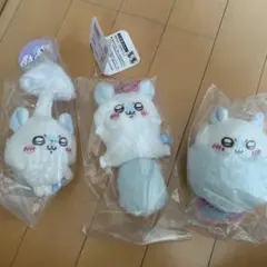 寄生されちゃったモモンガ、飛び立つモモンガ、しっぽふんわりモモンガ、3種セット