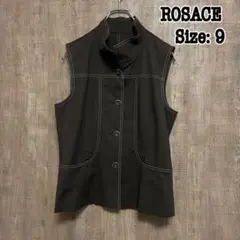 ROSACE ロザース【新品未使用】 ベスト　ノースリーブ　9 サイズM