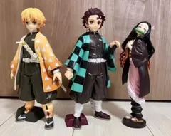 鬼滅の刃　炭治郎　禰豆子　善逸フィギュアセット