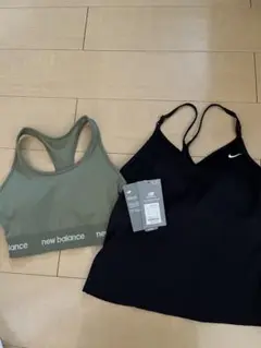 New Balance スポーツブラ & Nike タンクトップ セット