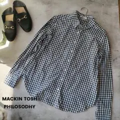 【MACKINTOSH 】【マッキントッシュ】 ギンガムチェックシャツ　美品