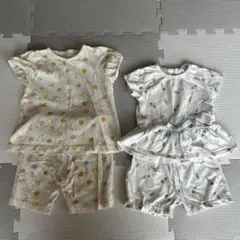 ベビーパジャマ　ルームウェア　95size 80size 2点セット