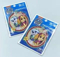 未使用 『 パウ・パトロール 2WAY ワッペン 2個 』 PAW PATROL