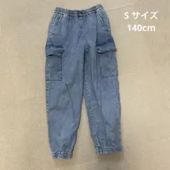 GU ガールズカーゴプルオンパンツJR　140cm