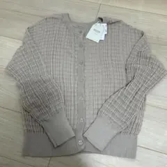 ベージュ カーディガン Lサイズ