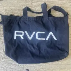 RVCA 黒 トートバッグ ジッパー付き