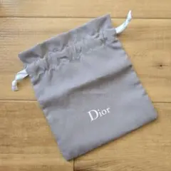 Dior グレー 巾着袋　コスメブランドギフト