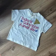 新品タグ付き マイリトルワンダー ロゴ Tシャツ 80 大きめ
