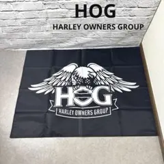 HOG ハーレーオーナーズグループ タペストリー ナイロン デカプリントロゴ