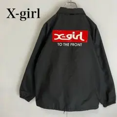X-girl エックスガール ボックスロゴ ジャケット M