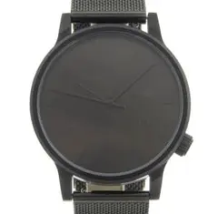 【電池式時計】Komono The Winston ブラックメッシュ時計